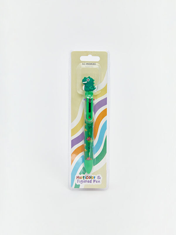 LCW JOY Dinosaur Figured Multi-Colored Ballpoint Pen