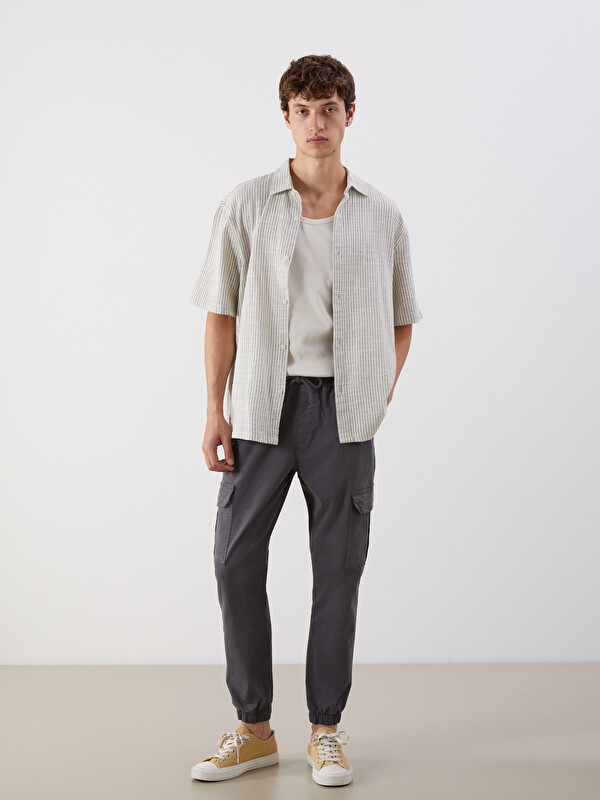 XSIDE Pantalon Cargo Slim Fit pour Hommes