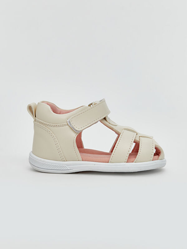Lcw Steps Bej Lcw Steps Cirt Cırtlı Kız Bebek Sandalet