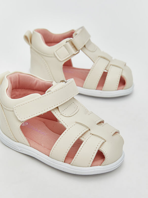Lcw Steps Bej Lcw Steps Cirt Cırtlı Kız Bebek Sandalet