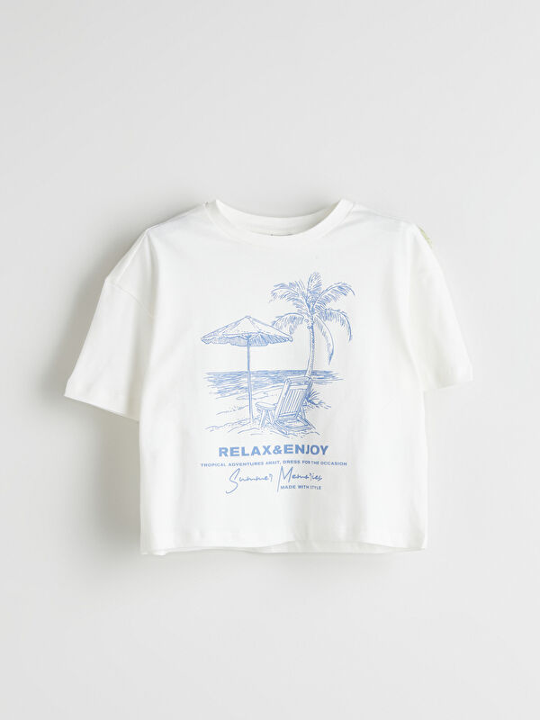 LCW Kids T-shirt pour Filles à Col Rond