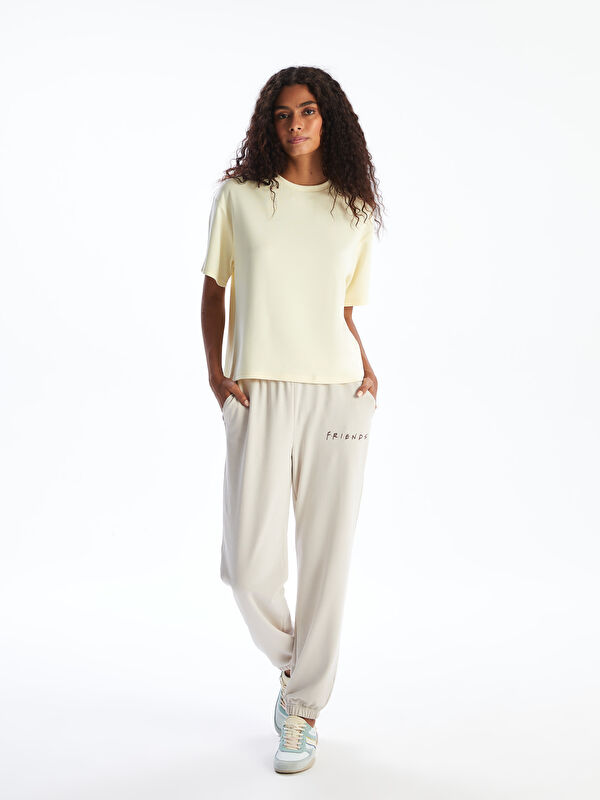 LCWAIKIKI Classic Friends Printed Women's Jogger Sweatpants