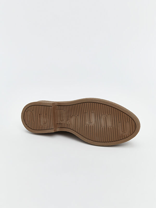 Koor Siyah Koor Süet Görünümlü Kadın Loafer Ayakkabı