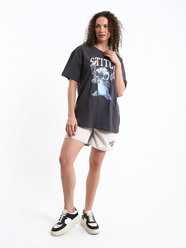 LCW Vision Shorts Imprimés à Taille Élastiquée pour Femmes