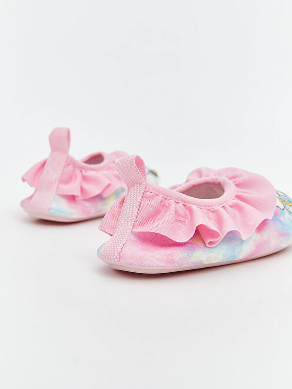 Minnie Mouse Baskılı Kız Bebek Deniz Ayakkabısı - Görsel 6