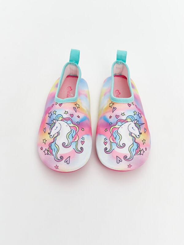 Lcw Steps Karışık Lcw Steps Baskili Kız Bebek Deniz Ayakkabısı