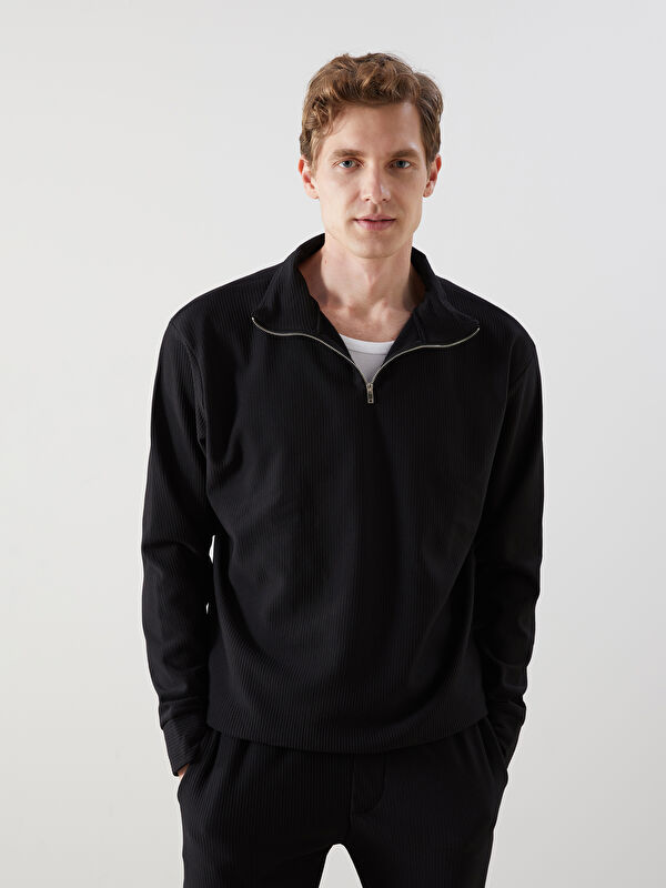XSIDE Dik Yaka Erkek Sweatshirt