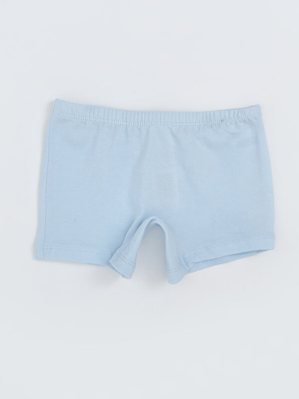 LCW Kids Beli Lastikli Basic Kız Çocuk Boxer