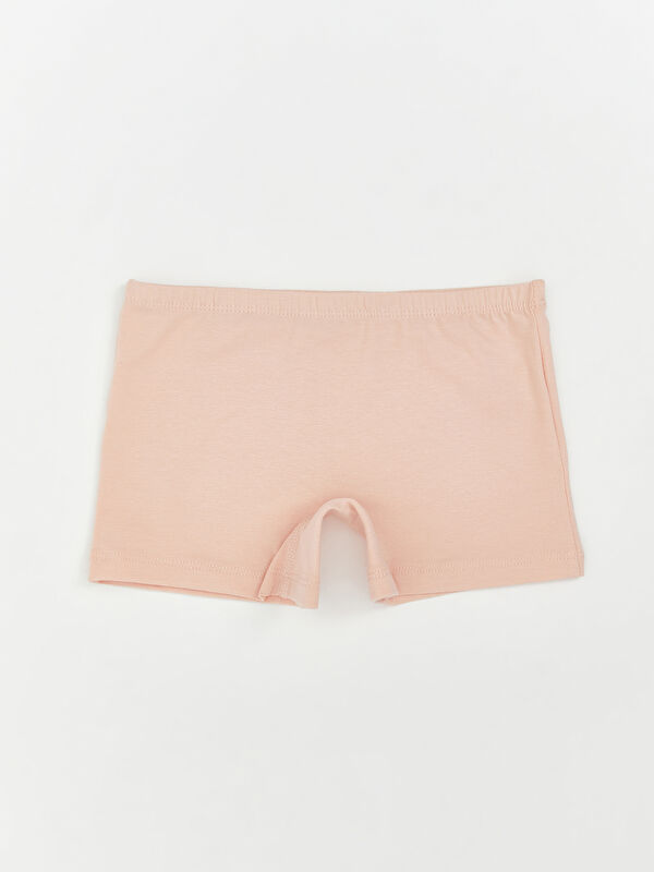 LCW Kids Beli Lastikli Basic Kız Çcuk Boxer