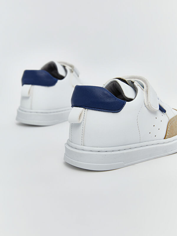 Bağcık ve Cırt Cırtlı Erkek Bebek İlk Adım Ayakkabısı - Görsel 6