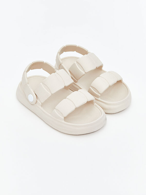 Lcw Steps Bej Lcw Steps Çift Bantlı Kız Çocuk Sandalet