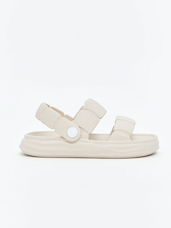Lcw Steps Bej Lcw Steps Çift Bantlı Kız Çocuk Sandalet