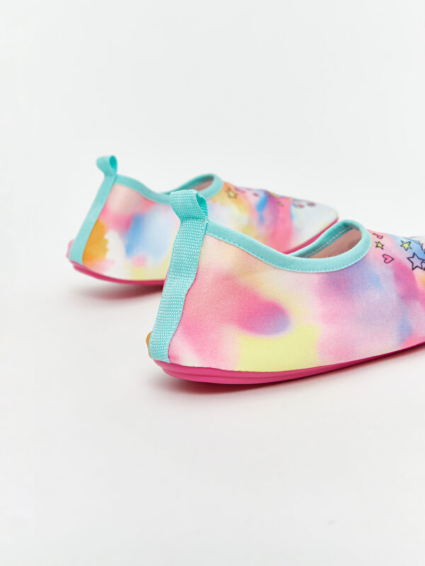 Baskılı Kız Çocuk Deniz Ayakkabısı - Görsel 6