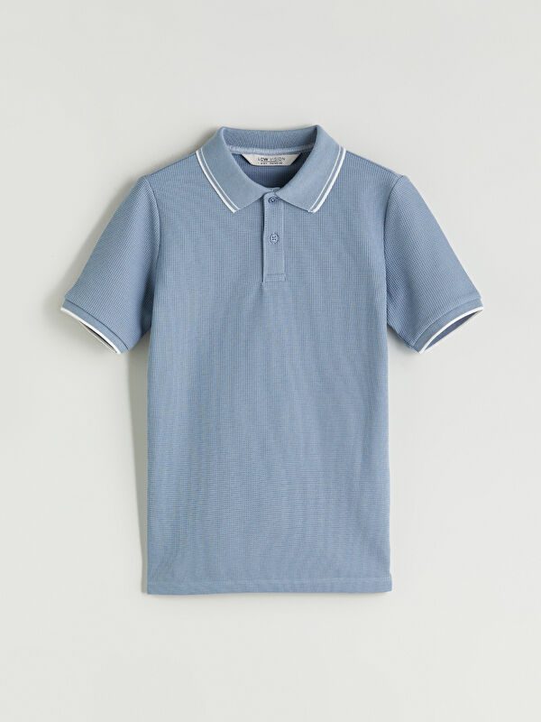 LCW Vision Polo Yaka Dokulu Erkek Çocuk Tişört