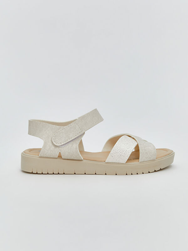 Bilekten Bağlamalı Kız Çocuk Sandalet - Görsel 3