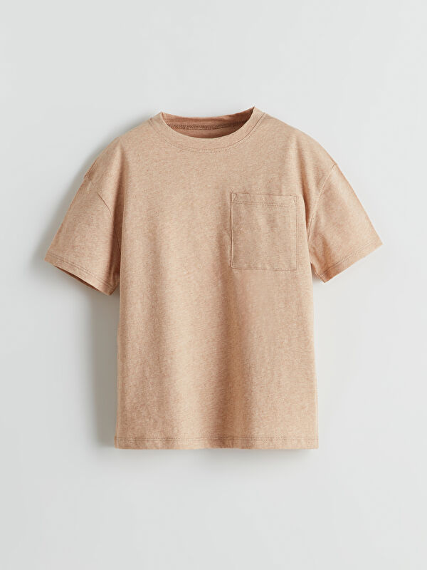 LCW Kids Bisiklet Yaka Basic Erkek Çocuk Tişört
