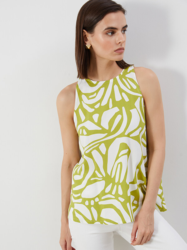 LCWAIKIKI Classic Blouse À Motifs À Col Rond