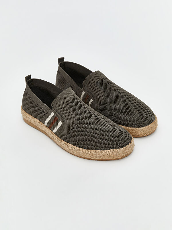 Hasır Tabanlı Erkek Espadril Ayakkabı - Görsel 2