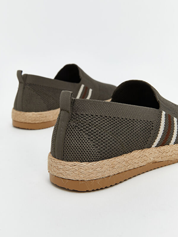 Hasır Tabanlı Erkek Espadril Ayakkabı - Görsel 6