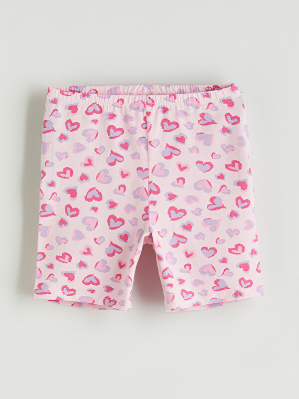 LCW Kids Beli Lastikli Kız Çocuk Pijama Şort