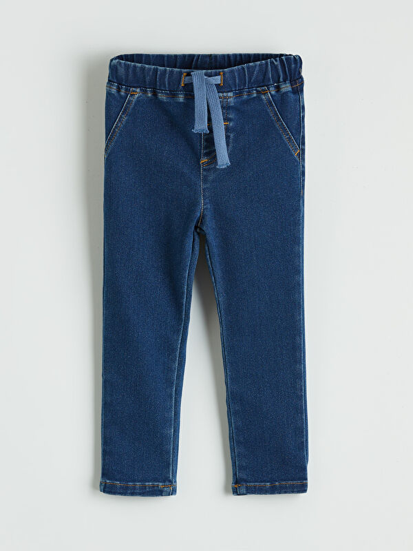 LCW ECO Beli Lastikli Skinny Fit Erkek Çocuk Pantolon