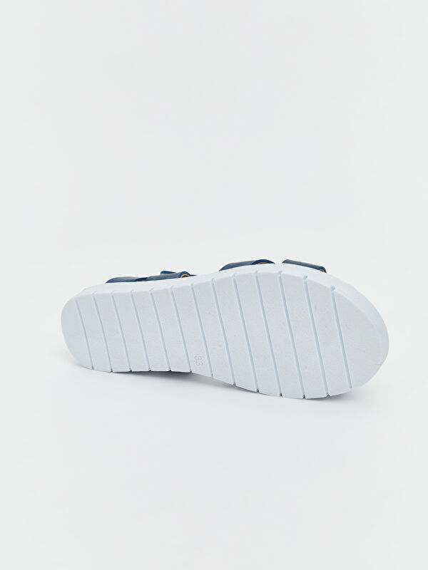 Bilekten Bağlamalı Kız Çocuk Sandalet - Görsel 5