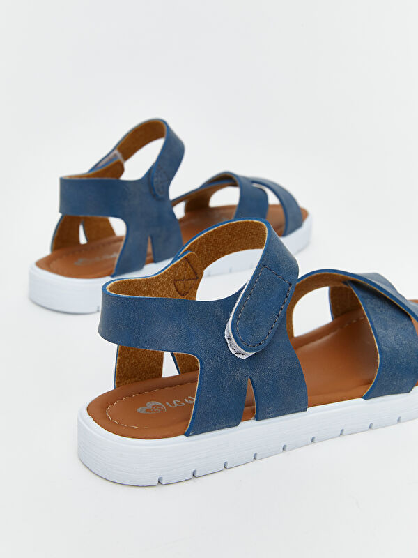 Bilekten Bağlamalı Kız Çocuk Sandalet - Görsel 6