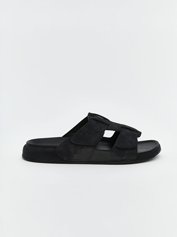 Süet Görünümlü Erkek Terlik - Görsel 3