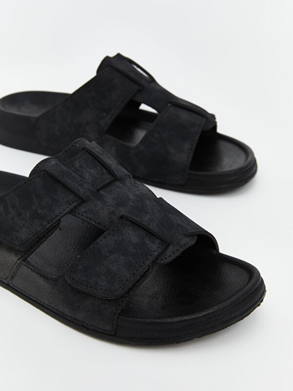 Süet Görünümlü Erkek Terlik - Görsel 4