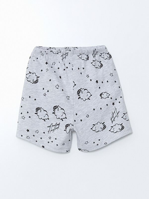 LCW Kids Desenli Kız Çocuk Pijama Şort