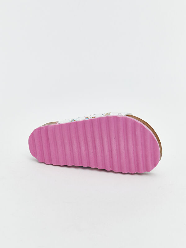 Baskılı Kız Bebek Sandalet - Görsel 5