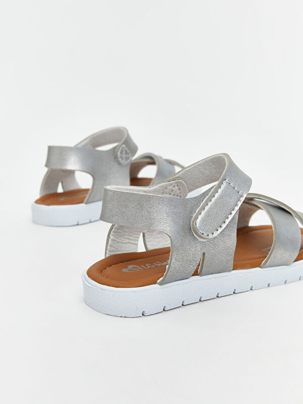 Cırt Cırtlı Kız Çocuk Sandalet - Görsel 6