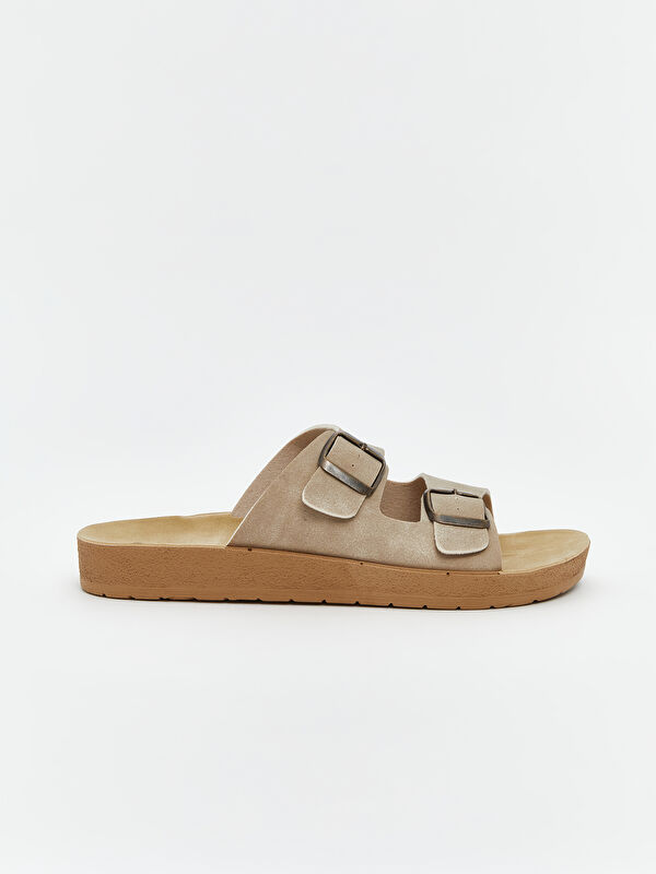 Süet Görünümlü Kadın Terlik - Görsel 3