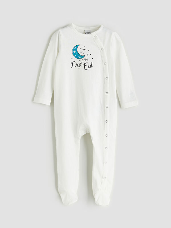 LCW baby بدلة الجسم  طوبي مصفر طفل صغير