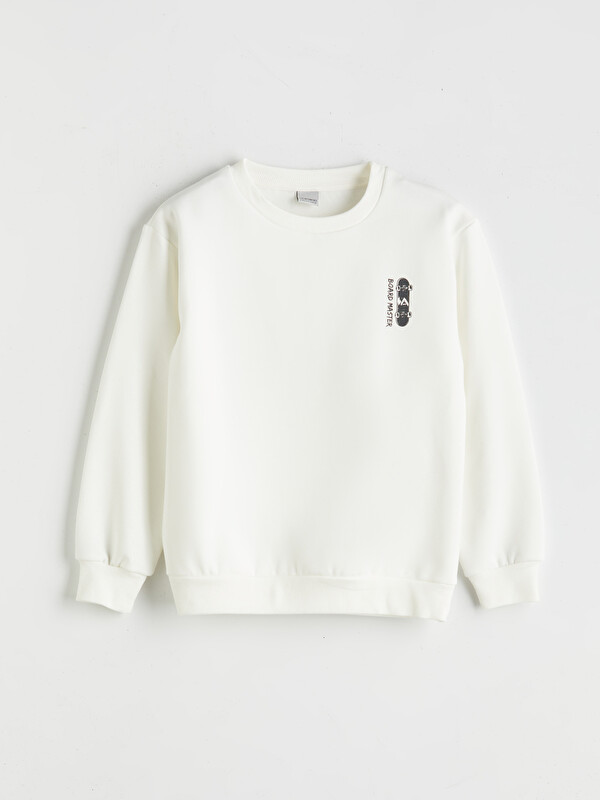 LCW Kids Crew Neck Boys' Sweatshirt