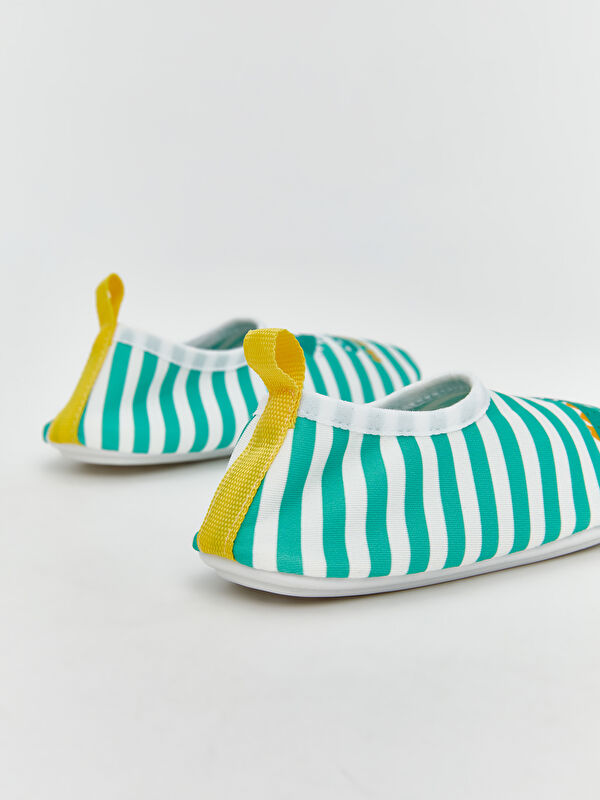 Dinozor Baskılı Erkek Bebek Deniz Ayakkabısı - Görsel 6