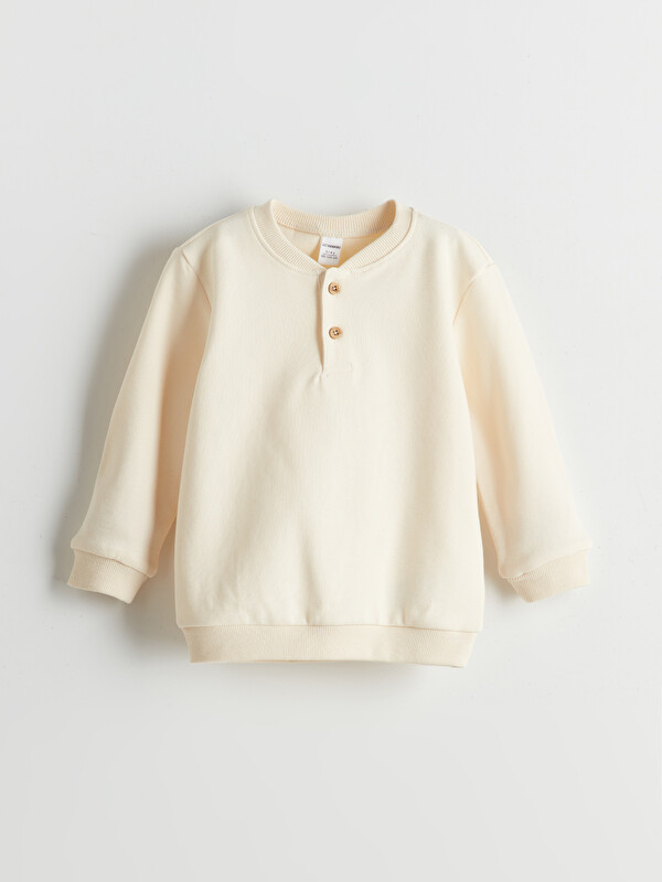 LCW Kids Bisiklet Yaka Erkek Çocuk Sweatshirt