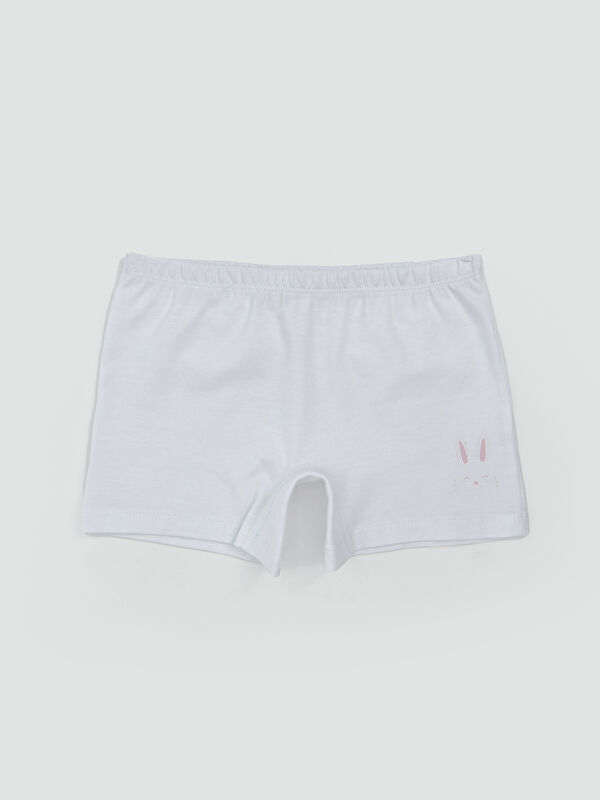 LCW Kids Baskılı Kız Çocuk Boxer