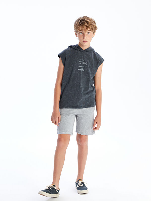 LCW Kids Beli Lastikli Erkek Çocuk Şort