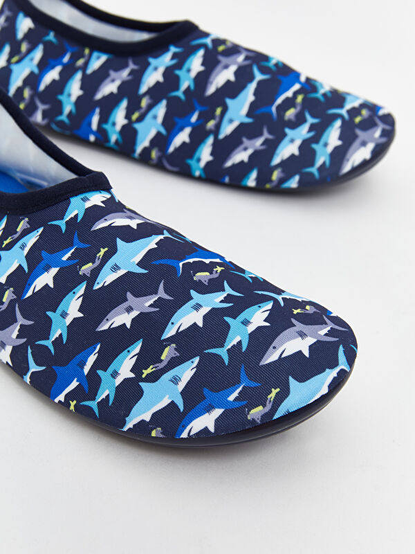 Köpek Balığı Baskılı Erkek Çocuk Deniz Ayakkabısı - Görsel 4