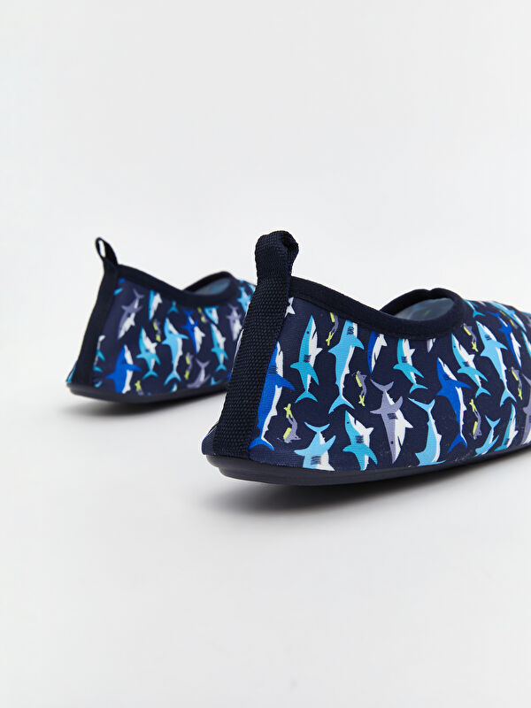 Köpek Balığı Baskılı Erkek Çocuk Deniz Ayakkabısı - Görsel 6