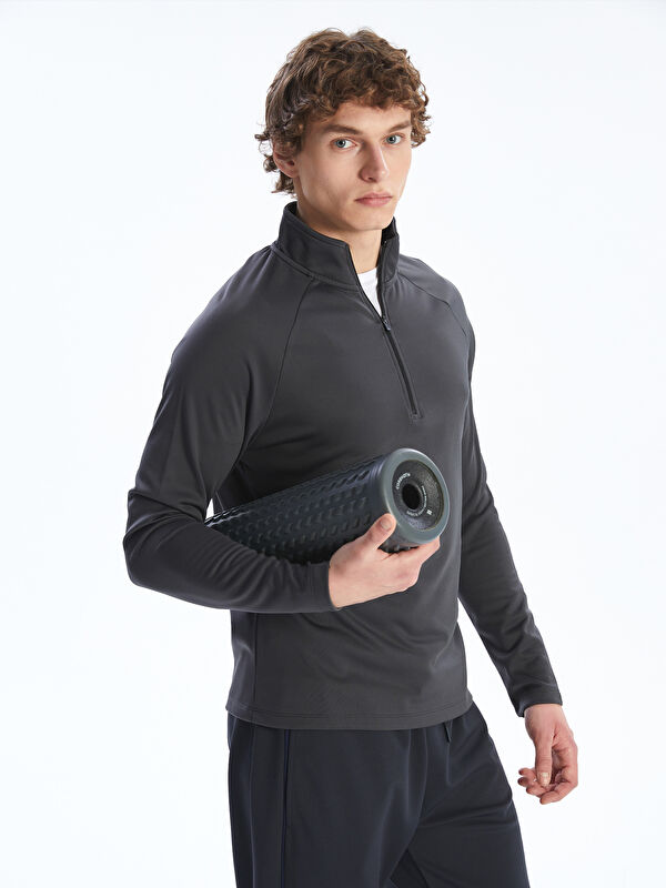 XSIDE ACTIVE Fermuarlı Dik Yaka Uzun Kollu Erkek Sweatshirt