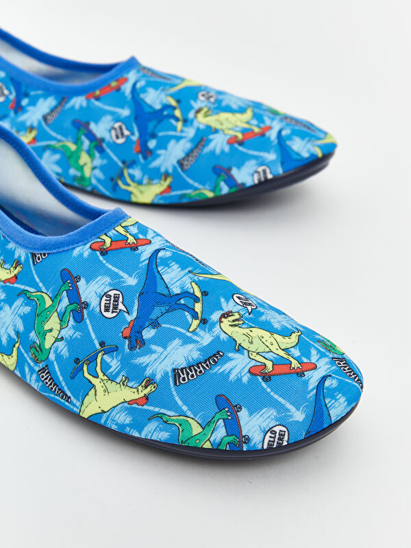 Baskılı Erkek Çocuk Deniz Ayakkabısı - Görsel 4