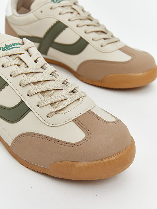 Renk Bloklu Bağcıklı Erkek Spor Ayakkabı - Görsel 4