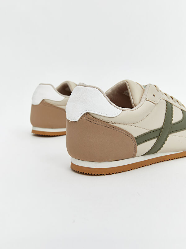 Renk Bloklu Bağcıklı Erkek Spor Ayakkabı - Görsel 6