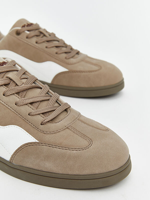 Süet Görünümlü Erkek Spor Ayakkabı - Görsel 4