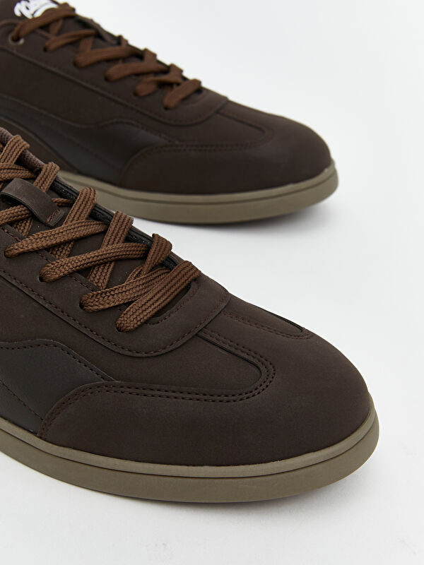 Süet Görünümlü Erkek Spor Ayakkabı - Görsel 4