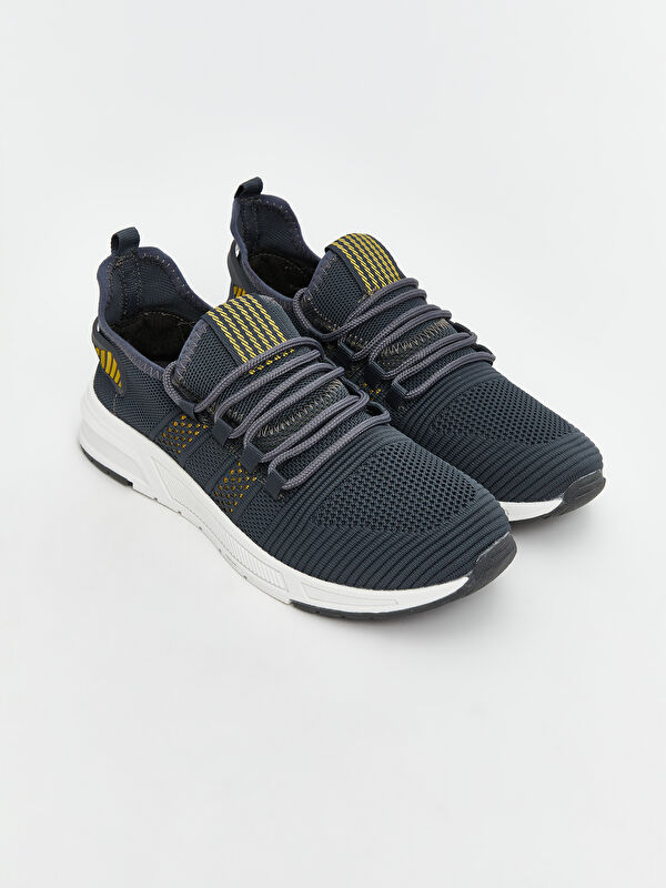 Bağcıklı File Detaylı Erkek Spor Ayakkabı - Görsel 2