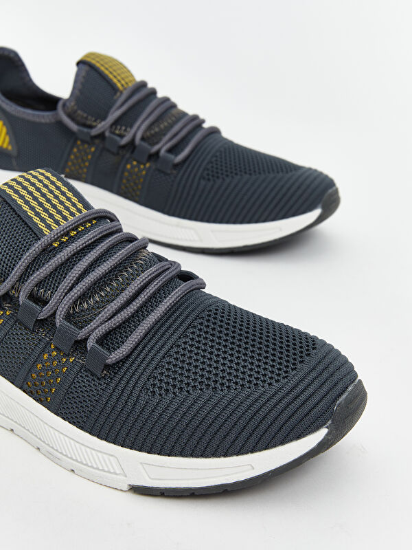 Bağcıklı File Detaylı Erkek Spor Ayakkabı - Görsel 4