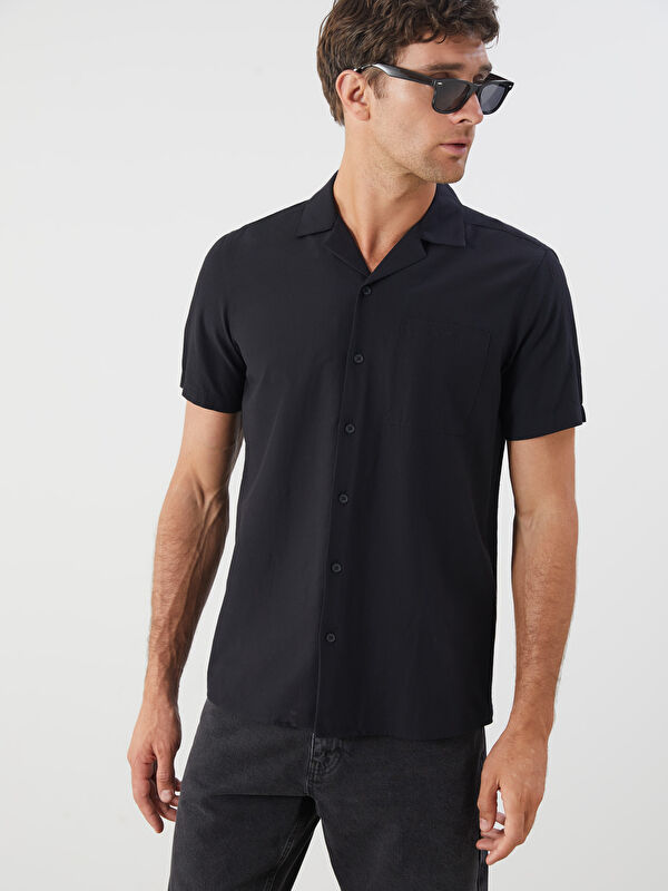 LCWAIKIKI Classic Regular Fit Modal Karışımlı Erkek Gömlek